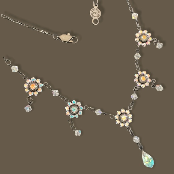 π Gorgeous Austrian Crystal USA Choker Necklace π - Picture 4 of 5